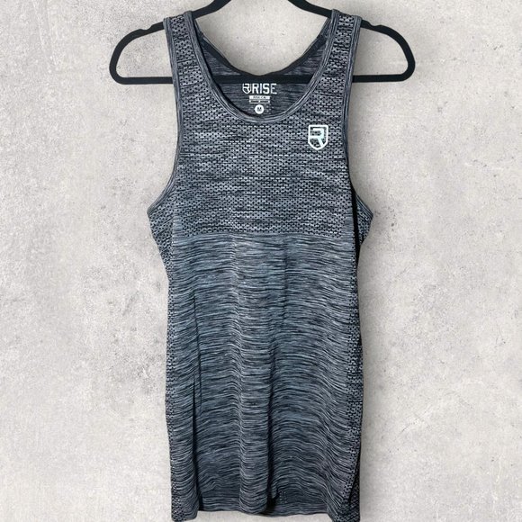 RISE Tops - RISE, CA Women's Gray Tech Athletic Tank Top - Size M